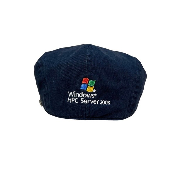 Newsboy Cabbie Mens Hat Cap LEMP Cotton Navy Size OSFM - Picture 3 of 6